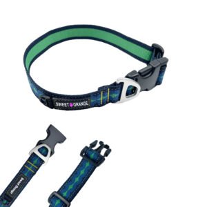 Designer Jacquard Webbing Dog Collar