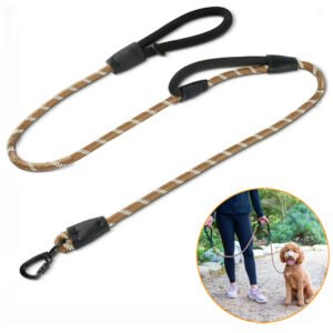 Dual Padded Handle Rope Dog Leash