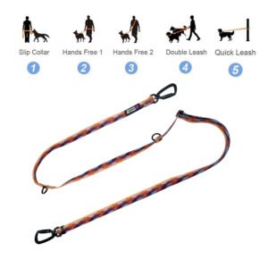 Customize Design Waterproof Pvc Coated Webbing Dog Leash
