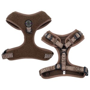 Fleece Sherpa Dog Harness With Customize Logo Webbing