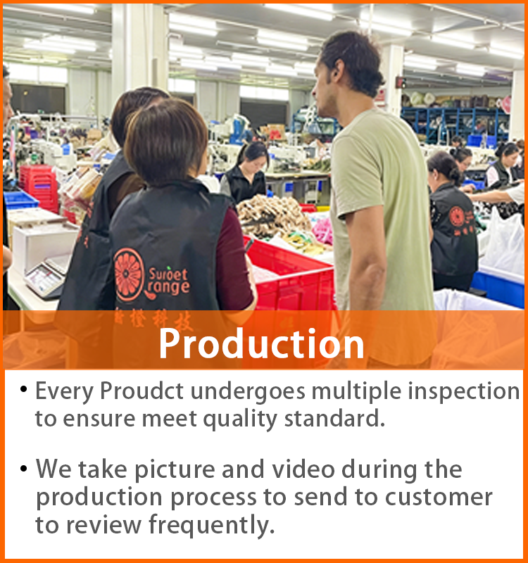 Pet product factory production and quality inspection process, multiple inspections for custom dog collars and leashes, real-time production updates for customers