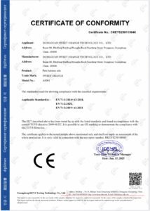Sweet Orange dog cloth CE conformity certificate - EU safety compliant